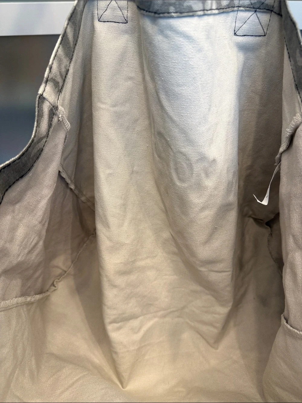 Alo Yoga NEW YORK Limited Edition Gray Tie Dye Canvas Tote